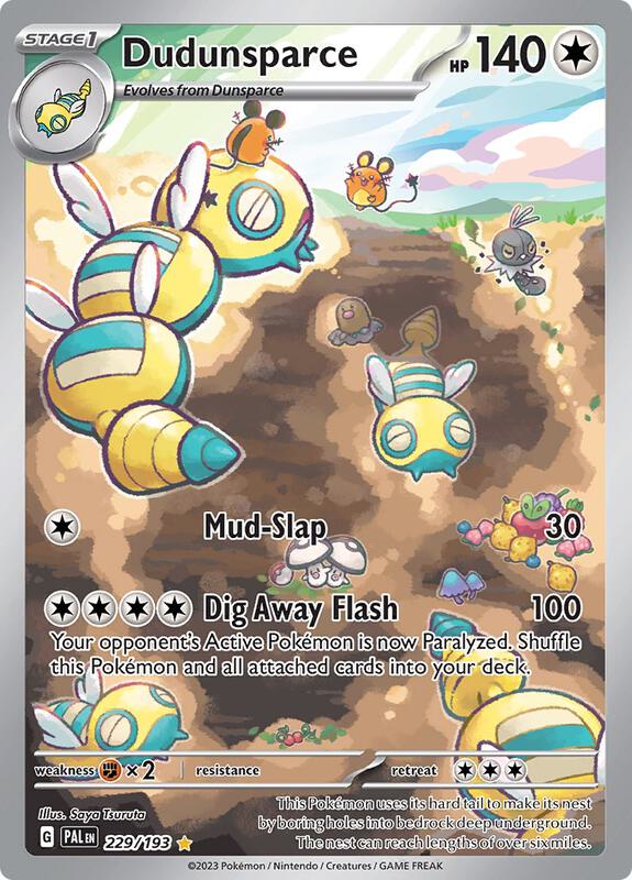 Dudunsparce 229/193 - SV02: Paldea Evolved (PAL)