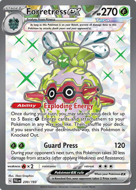 Forretress ex 230/193 - SV02: Paldea Evolved (PAL)