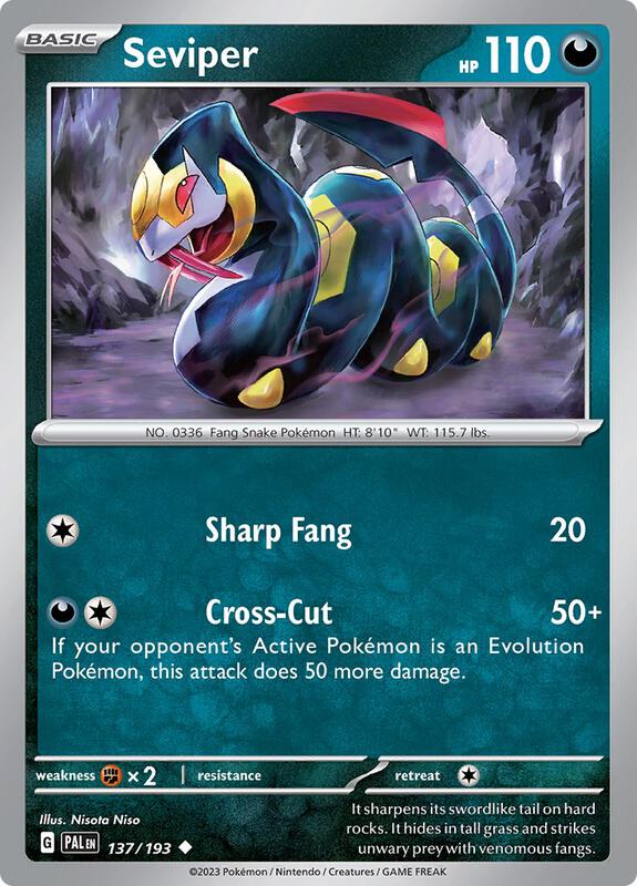 Seviper 137/193 - SV02: Paldea Evolved (PAL)