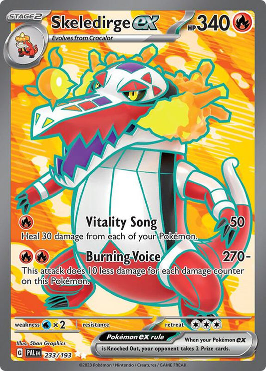 Skeledirge ex 233/193 - SV02: Paldea Evolved (PAL)