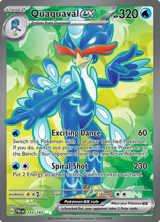 Quaquaval ex 235/193 - SV02: Paldea Evolved (PAL)