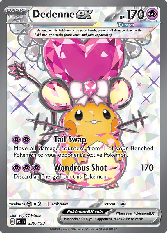 Dedenne ex 239/193 - SV02: Paldea Evolved (PAL)