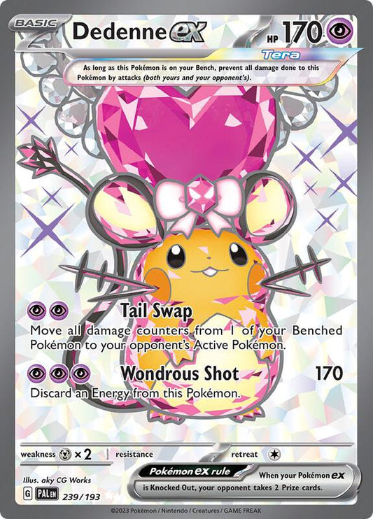 Dedenne ex 239/193 - SV02: Paldea Evolved (PAL)