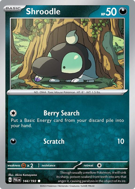Shroodle 144/193 - SV02: Paldea Evolved (PAL)