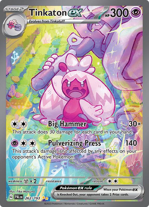Tinkaton ex 262/193 - SV02: Paldea Evolved (PAL)