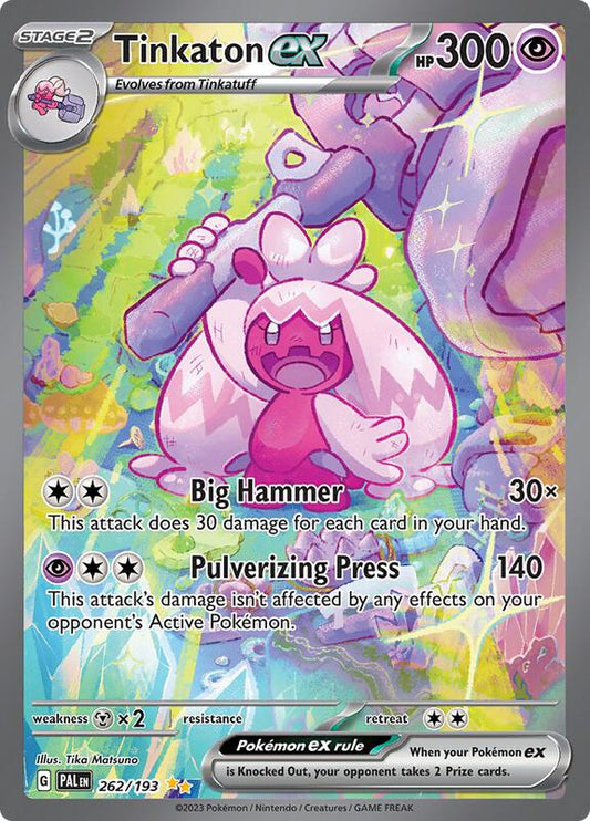 Tinkaton ex 262/193 - SV02: Paldea Evolved (PAL)