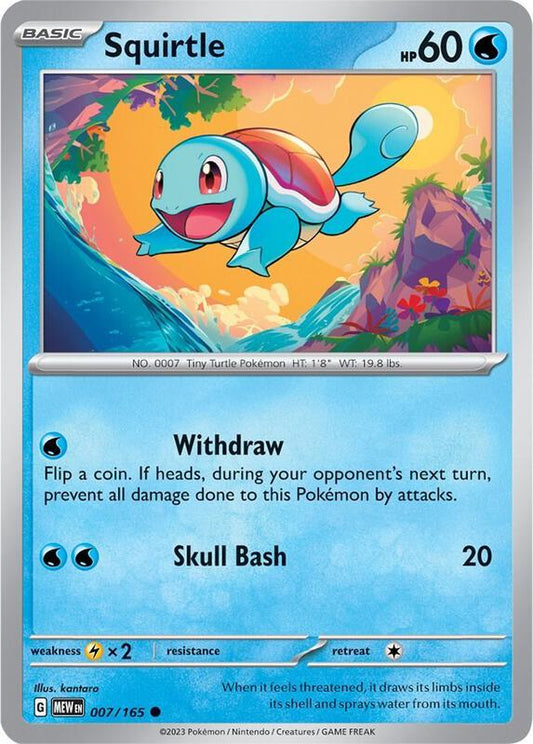 Squirtle 007/165 - SV: Scarlet & Violet 151 (MEW)