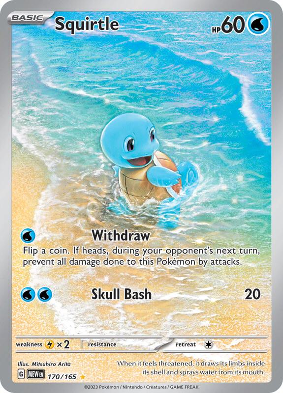 Squirtle 170/165 - SV: Scarlet & Violet 151 (MEW)