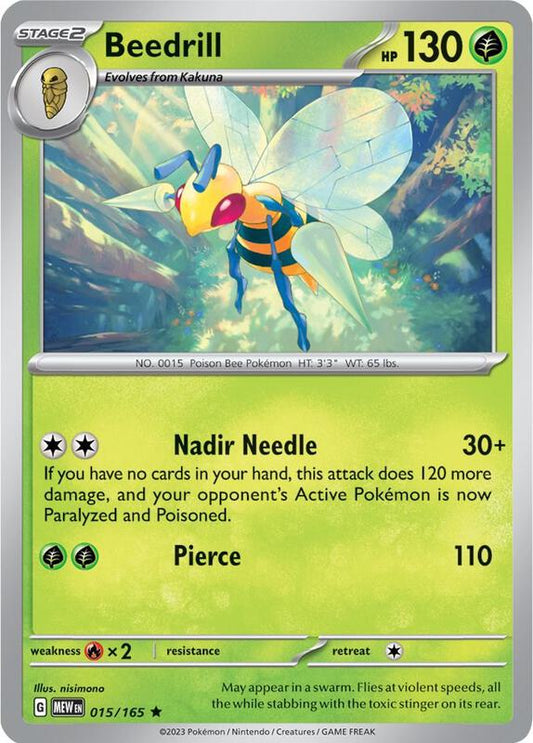 Beedrill 015/165 - SV: Scarlet & Violet 151 (MEW)