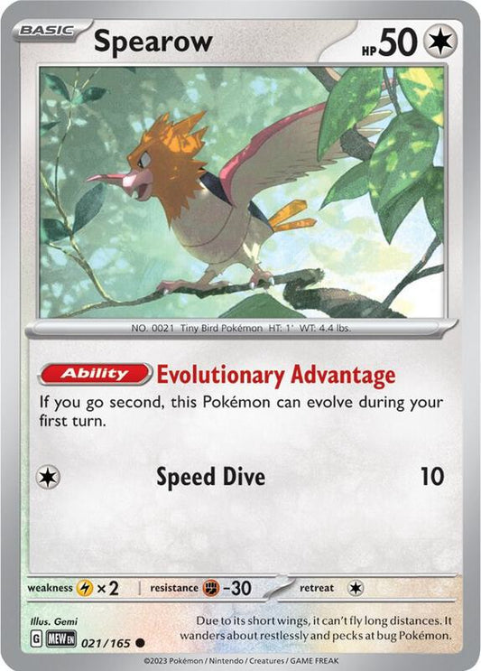 Spearow 021/165 - SV: Scarlet & Violet 151 (MEW)