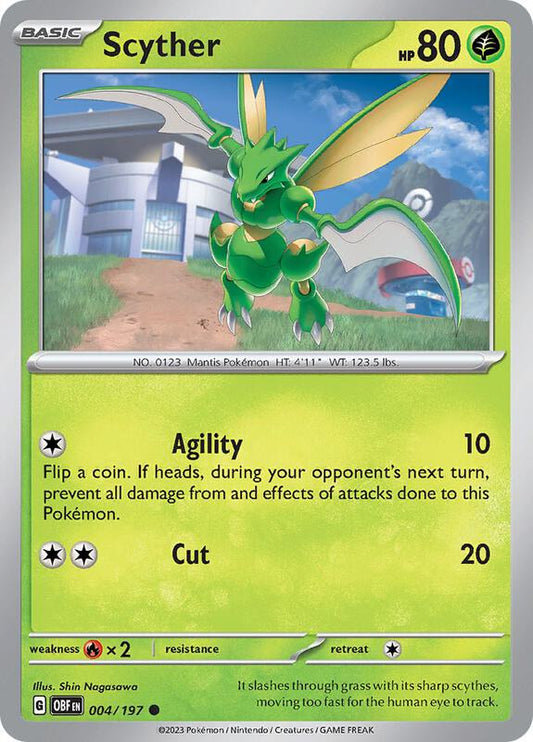 Scyther 004/197 - SV03: Obsidian Flames (OBF)