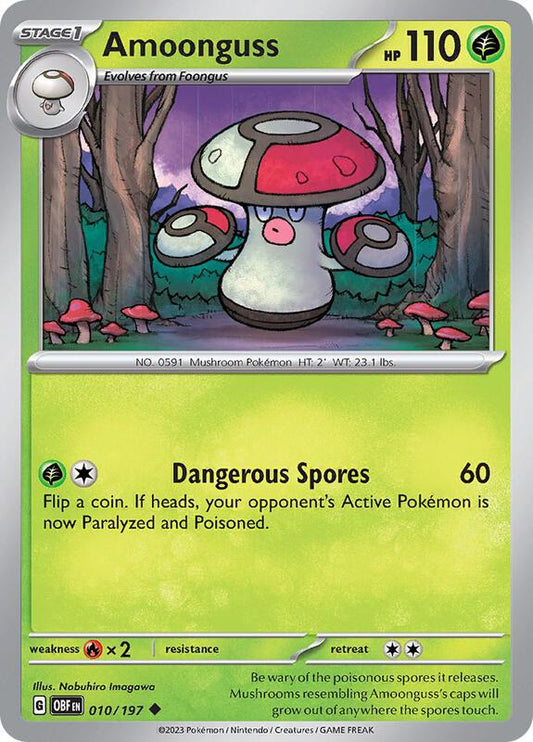 Amoonguss 010/197 - SV03: Obsidian Flames (OBF)
