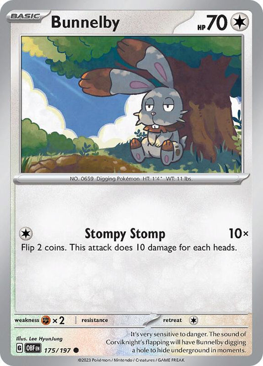 Bunnelby 175/197 - SV03: Obsidian Flames (OBF)