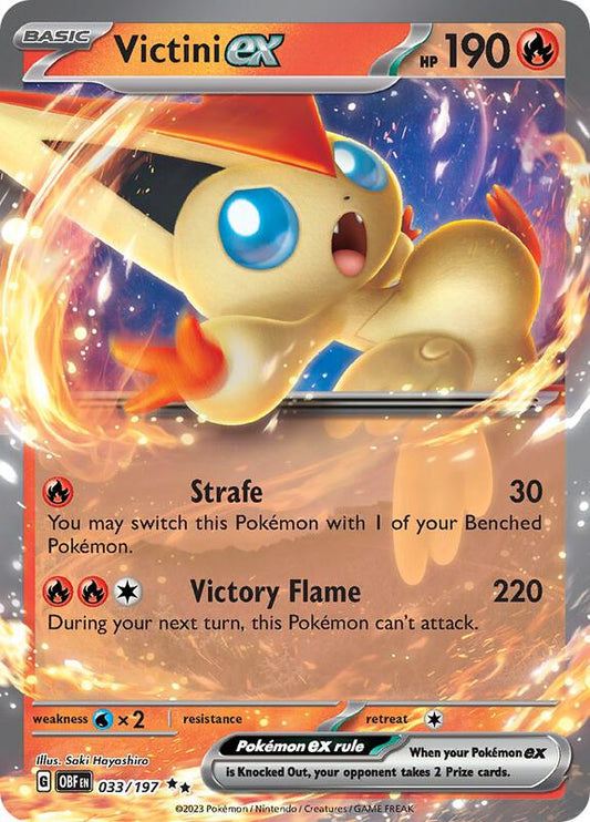 Victini ex 033/197 - SV03: Obsidian Flames (OBF)