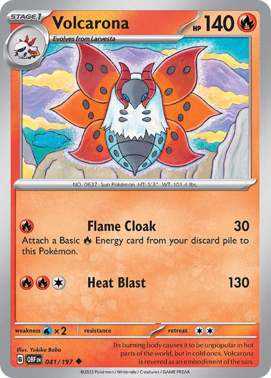 Volcarona 041/197 - SV03: Obsidian Flames (OBF)
