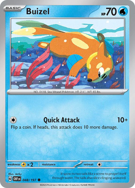 Buizel 048/197 - SV03: Obsidian Flames (OBF)