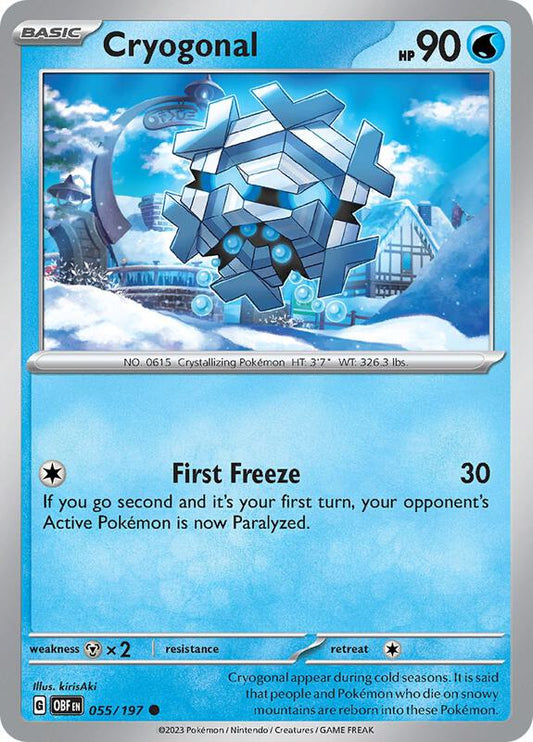 Cryogonal 055/197 - SV03: Obsidian Flames (OBF)