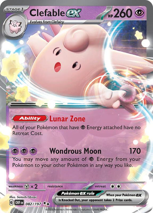 Clefable ex 082/197 - SV03: Obsidian Flames (OBF)