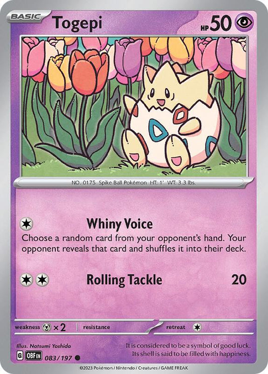 Togepi 083/197 - SV03: Obsidian Flames (OBF)