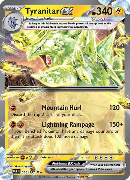 Tyranitar ex 066/197 - SV03: Obsidian Flames (OBF)