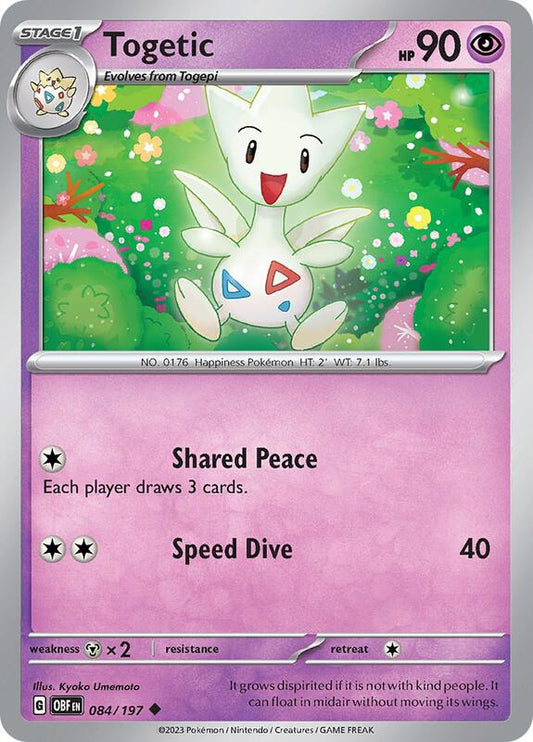 Togetic 084/197 - SV03: Obsidian Flames (OBF)