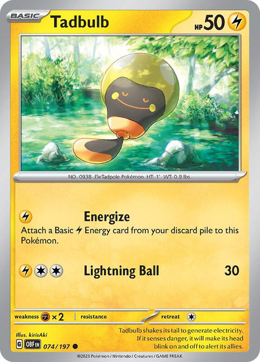 Tadbulb 074/197 074/197 - SV03: Obsidian Flames (OBF)