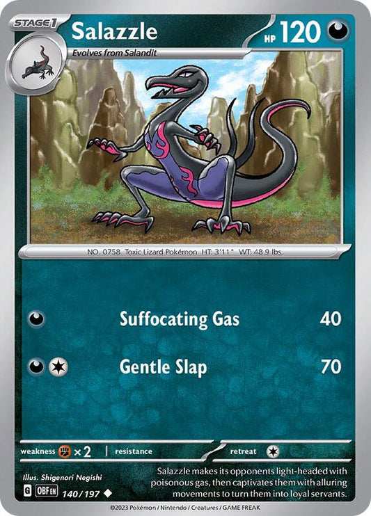 Salazzle 140/197 - SV03: Obsidian Flames (OBF)