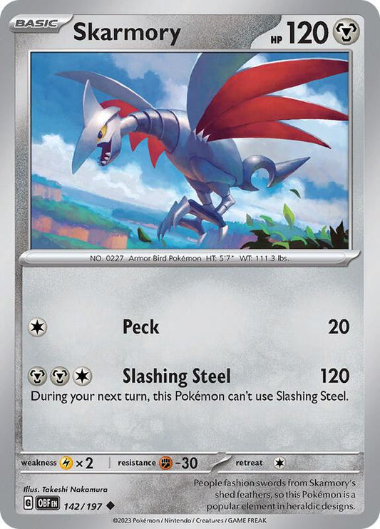Skarmory 142/197 - SV03: Obsidian Flames (OBF)