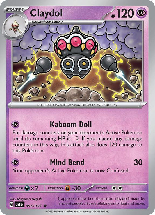 Claydol 095/197 - SV03: Obsidian Flames (OBF)