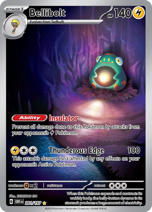 Bellibolt 201/197 - SV03: Obsidian Flames (OBF)