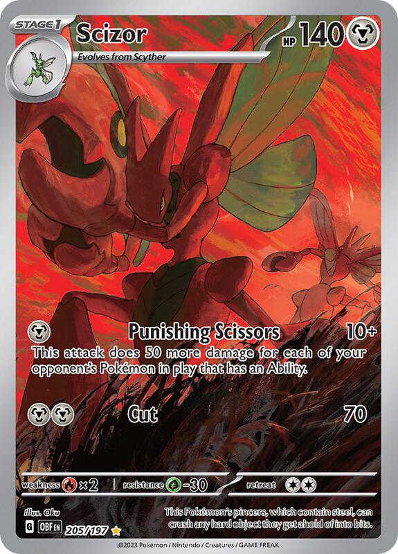 Scizor 205/197 - SV03: Obsidian Flames (OBF)