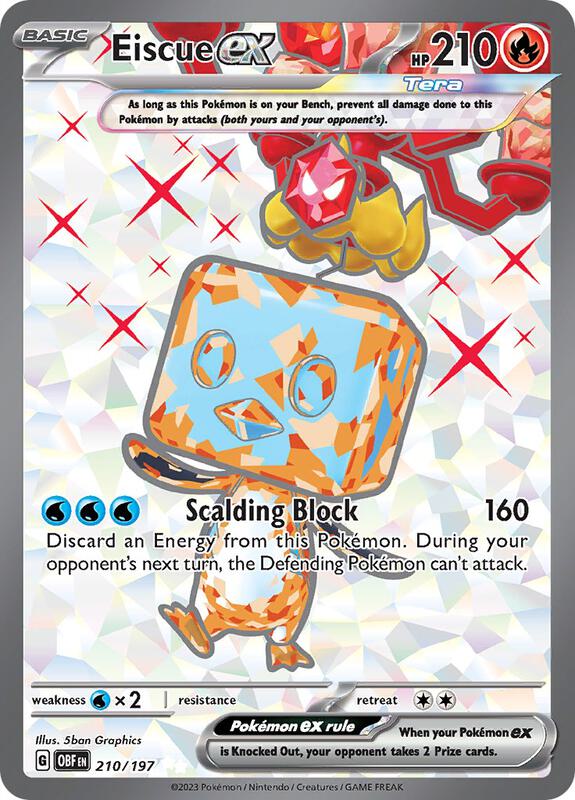 Eiscue ex 210/197 - SV03: Obsidian Flames (OBF)