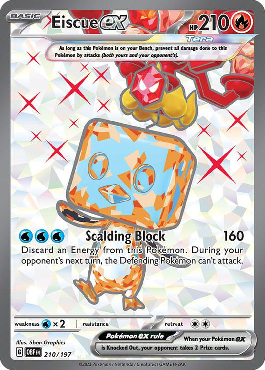 Eiscue ex 210/197 - SV03: Obsidian Flames (OBF)