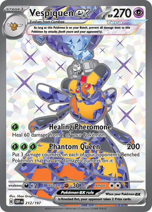 Vespiquen ex 212/197 - SV03: Obsidian Flames (OBF)