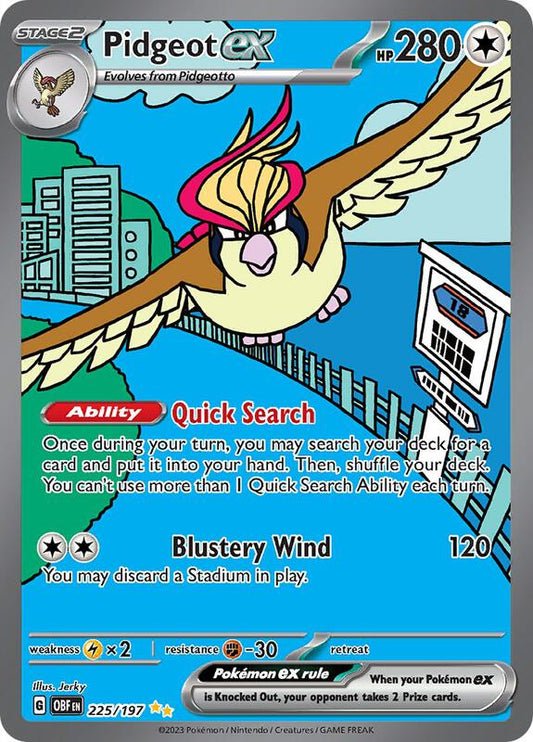 Pidgeot ex 225/197 - SV03: Obsidian Flames (OBF)