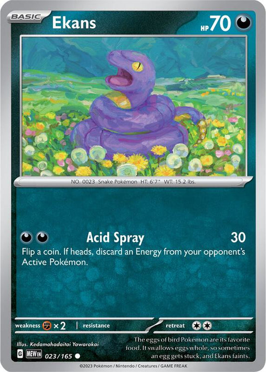 Ekans 023/165 - SV: Scarlet & Violet 151 (MEW)