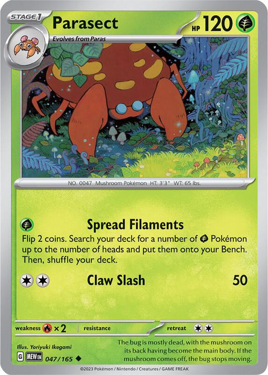 Parasect 047/165 - SV: Scarlet & Violet 151 (MEW)