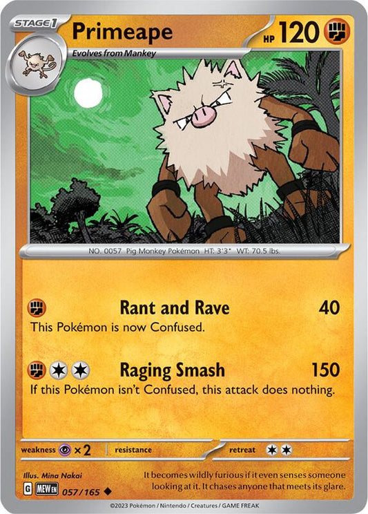 Primeape 057/165 - SV: Scarlet & Violet 151 (MEW)