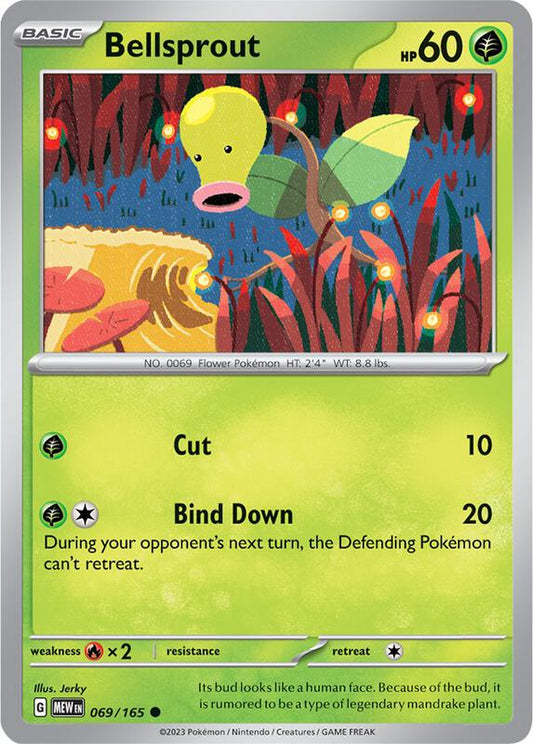 Bellsprout 069/165 - SV: Scarlet & Violet 151 (MEW)