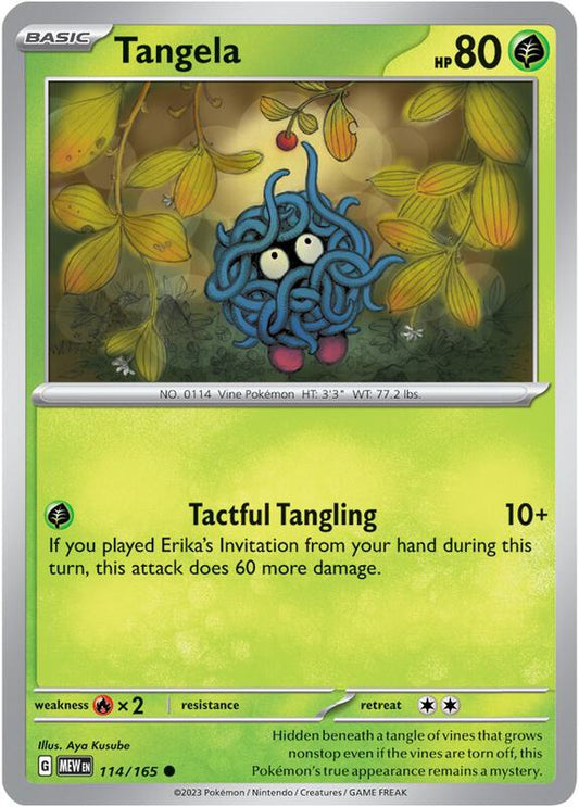 Tangela 114/165 - SV: Scarlet & Violet 151 (MEW)