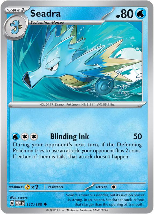Seadra 117/165 - SV: Scarlet & Violet 151 (MEW)