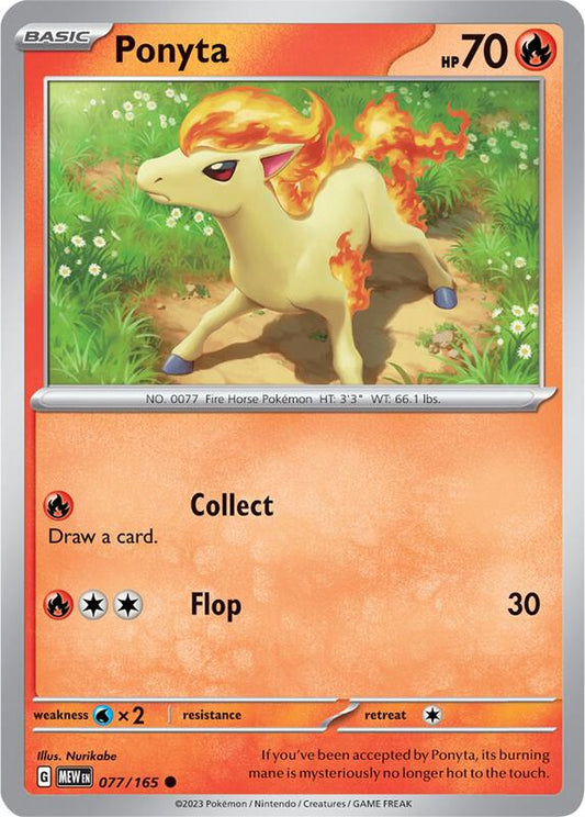 Ponyta 077/165 - SV: Scarlet & Violet 151 (MEW)