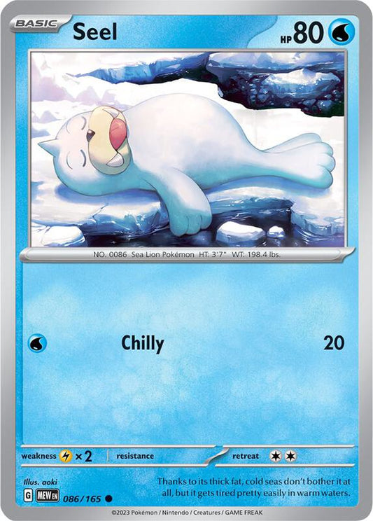 Seel 086/165 - SV: Scarlet & Violet 151 (MEW)