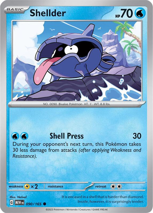 Shellder 090/165 - SV: Scarlet & Violet 151 (MEW)