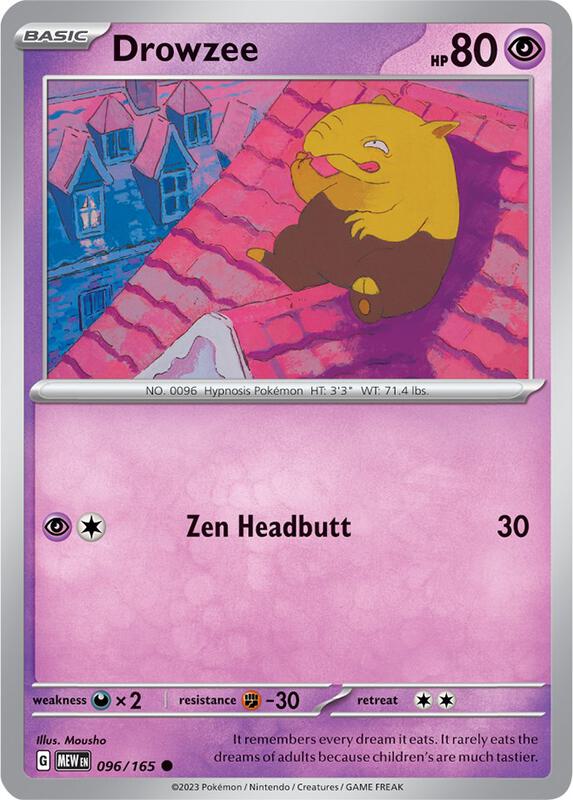 Drowzee 096/165 - SV: Scarlet & Violet 151 (MEW)