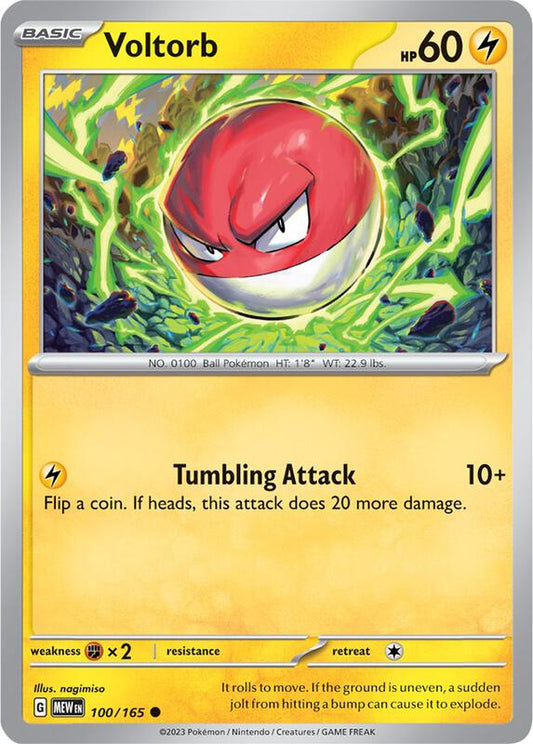 Voltorb 100/165 - SV: Scarlet & Violet 151 (MEW)