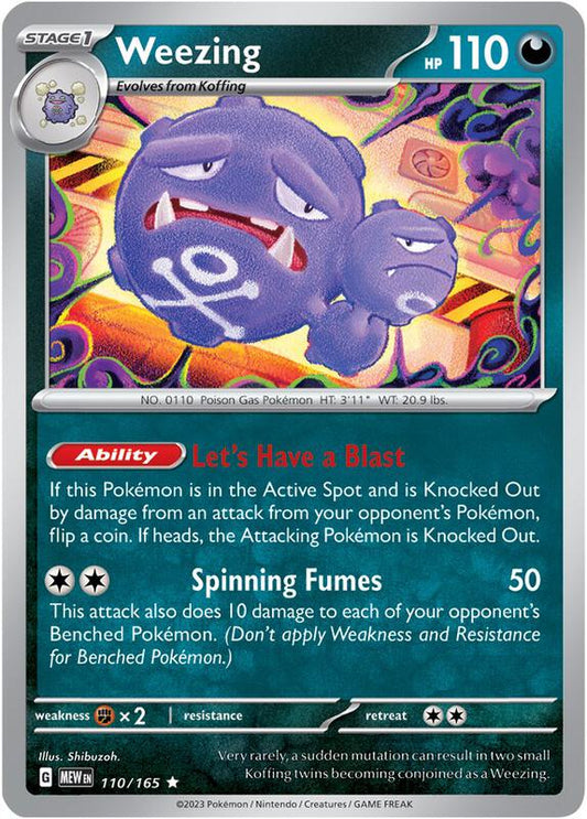 Weezing 110/165 - SV: Scarlet & Violet 151 (MEW)