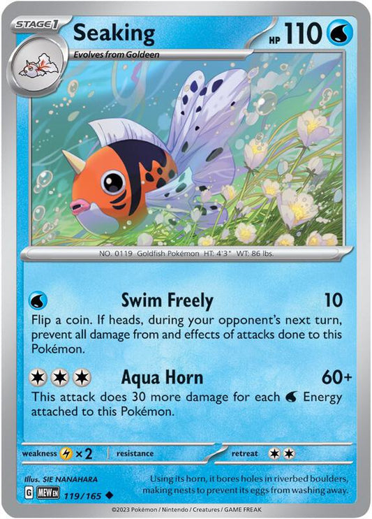 Seaking 119/165 - SV: Scarlet & Violet 151 (MEW)