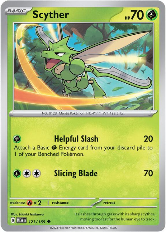 Scyther 123/165 - SV: Scarlet & Violet 151 (MEW)