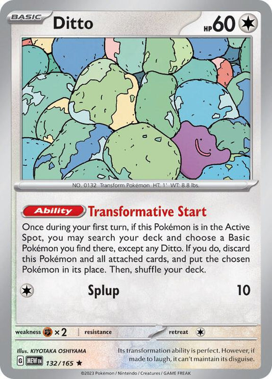 Ditto 132/165 - SV: Scarlet & Violet 151 (MEW)